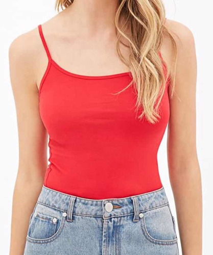 Forever 21 Blusas Tiras Mujer Top Básica Blusitas Juvenil