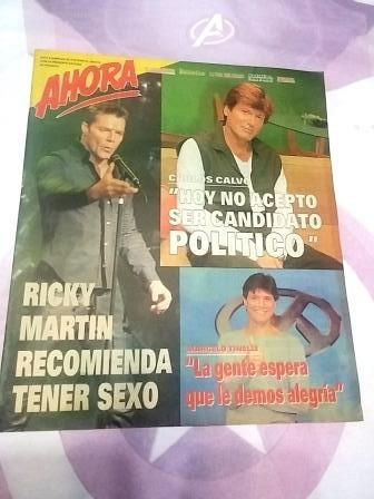 Revista Ahora Biografia Lola Flores Ricky Martin Carlos Calv