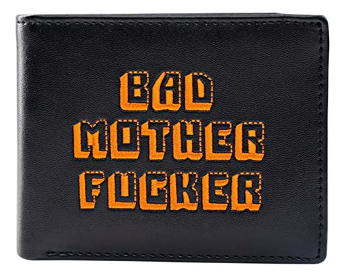 Miramax Cartera De Cuero Bordada Con Licencia Oficial De Bad