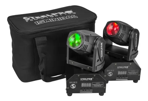 comprar Steelpro Maleta Con 2 Mini Cabezas Móvil Beam Rgbw, 4 En 1