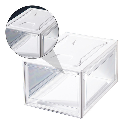 Zapatero De Plástico, Caja De Almacenamiento De Zapatos, Gru