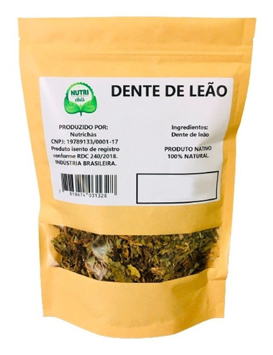 Chá De Dente De Leão 100gr - Nativo 100% Natural