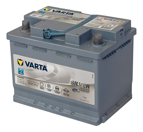 Batería P/coches Start-stop Varta Agm 60 A/h Garantía 2 Años