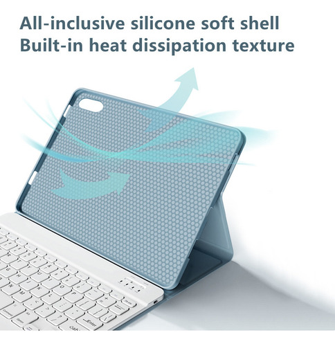 K Funda Con Teclado Y Mouse For Lenovo Tab M10 Plus 3rd 10.6