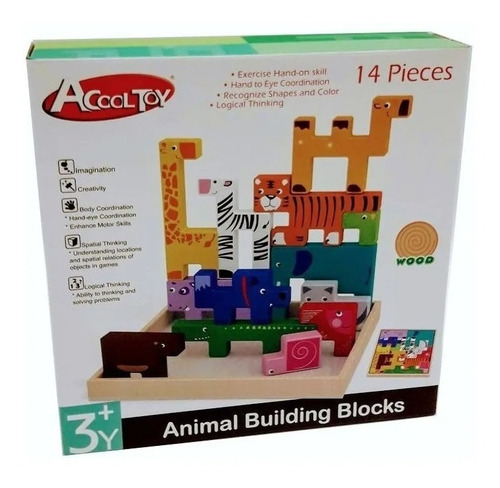 Imagen 5 de 6 de Rompecabezas Puzzle Ruso Encastre Madera Acool Ac6616 Full