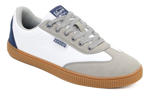 Tenis Original Penguin Style Dave Color Blanco De Caballero