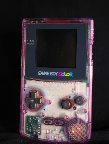 Game Boy Color Atomic Purple Sin Tapa +1 Juego