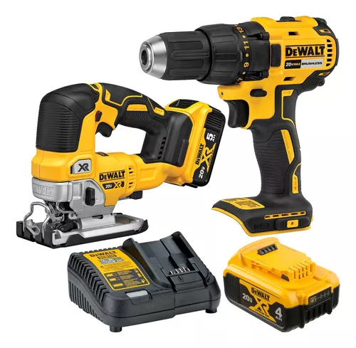 Combo sierra caladora + fresadora a batería DCW600B 20V DeWALT