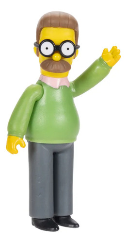 Los Simpsons - Figura Ned Flanders 7 Cm Jakks Pacific