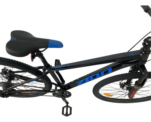Bicicleta Mtb Rodado 29 Zion Frisk Na Aluminio Color Negrro/azul Tamaño Del Cuadro 20
