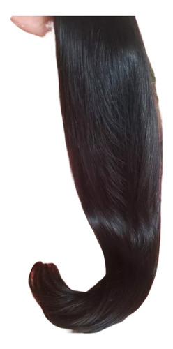 Cabelo Humano Brasileiro Mega Hair Preto 45cm 50g Premium
