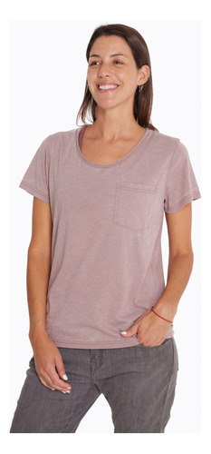 Polera Mujer Nitsuga Tee Terracota Merrell