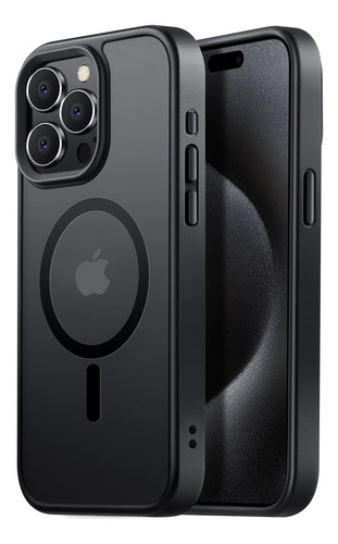 Funda Para iPhone 15 Pro Max Titanium Negro Matte Skin Fee-2
