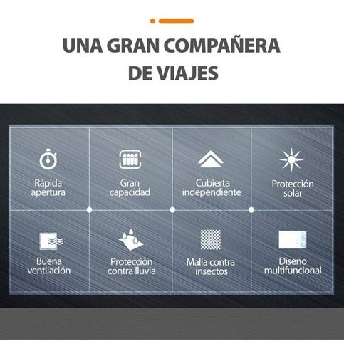 Carpa Automática Tipo Domo 240x240x135 Profesional 4/5 Per