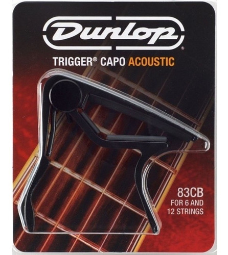Imagem 1 de 5 de Capotraste Dunlop Violao Guit Trigger Capo 83cb Made In Usa