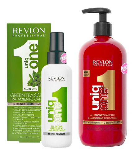 Combo Revlon Uniq One 150ml + Shampoo Acondicionador
