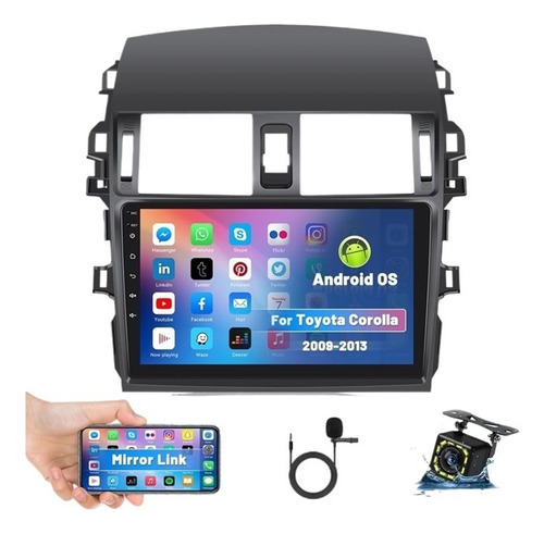 S Estereo Toyota Corolla 2009-2013 Android Carplay Gps 2+32g