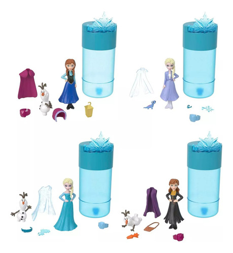 Disney Frozen Muñeca Snow Reveal Polvo Nieve Varios Modelos