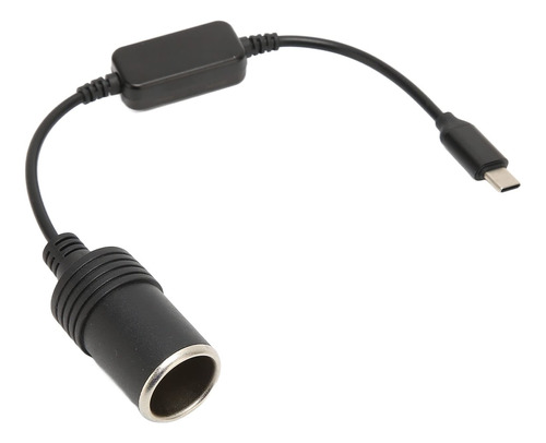 5v Usb C Hombre A 12v Car Cigarette Lighter Socket Mujer Con