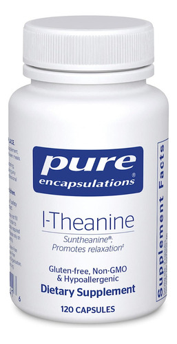 L-teanina Pure Encapsulations 120 Cápsulas