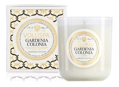 Vela Voluspa Gardenia Colonia Classic Maison, 100 Horas, 12