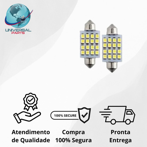 Kit Lâmpadas Interna Volkswagen Gol Saveiro Voyage G5 G6 G7
