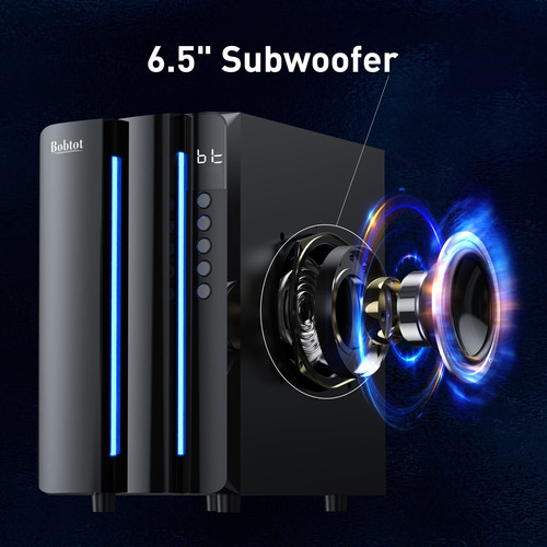 Sistema De Sonido Envolvente Bobtot B701d 800w 5.1/2.1 Ch