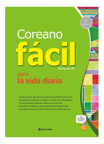 Libro Coreano Fácil Para La Vida Diaria