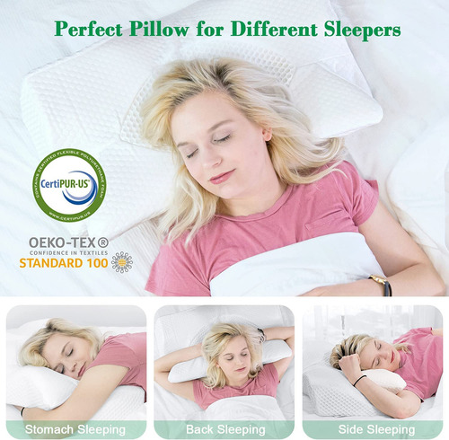 Almohada Cervical De Espuma Viscoelástica, Almohada De