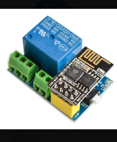 Rele Wifi Arduino Esp8266 Esp01 Arduino 5v