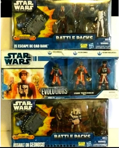 Star Wars M.g.galaxy Multipack Figuras Y Vehiculos N.u.e.v.o (Usado)