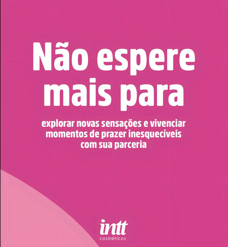 Gel Excitation Chiclete Sensação Pulsante Vibra Aquece Intt