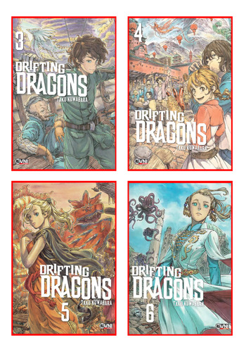 Combo Drifting Dragons Vol. 3 A 6 - Manga - Ovni