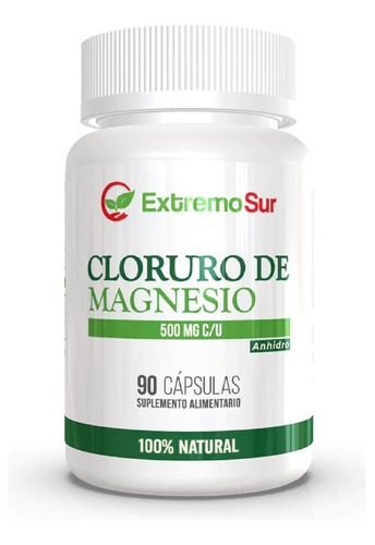 Cloruro De Magnesio 90 Cápsulas 100% Natural. Agronewen.