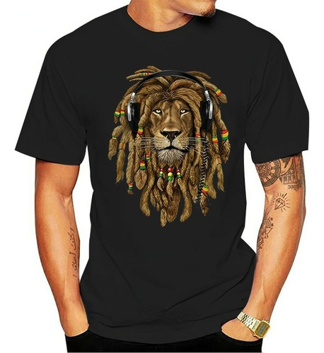 K Playera Rasta León De Judá