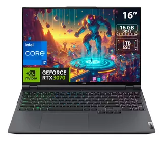 Laptop Gamer Lenovo Legion 5 Pro: I7, 16gb, 1tbssd, Rtx3070