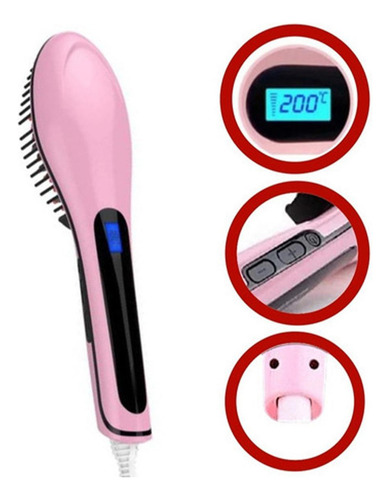 Cepillo de pelo eléctrico, secador y cepillo alisador