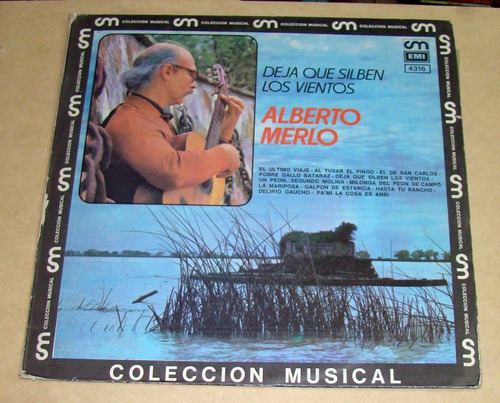 Alberto Merlo Deja Que Silben Los Vientos Lp Argentino Kktus (Usado)