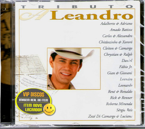 Cd Tributo A Leandro - Original Novo Lacrado!!