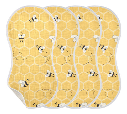 Yyzzh Lindos Panos De Muselina De Panal De Abeja Para Bebe,