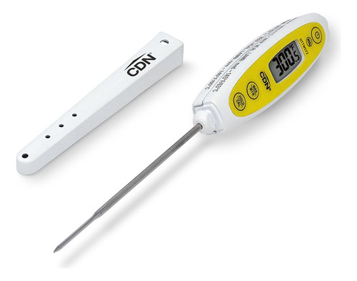 Termometro Digital Alimento Sumergible Lavable Cdn -40a300°c Color Blanco