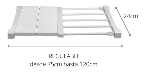 Imagen 2 de 8 de Organizador Estante Regulable De Alacena Large