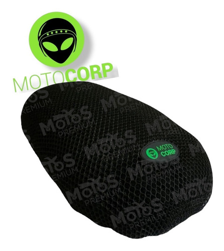 Funda Cubre Asiento Malla Cool Mesh Negra R7 Racing L