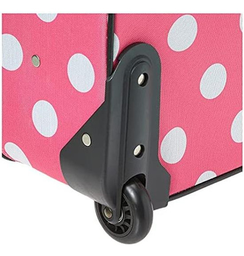 Juego De Maletas Rockland, Softside Expandible En Color Rosa