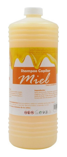 Shampoo Natural De Miel 1 Litro