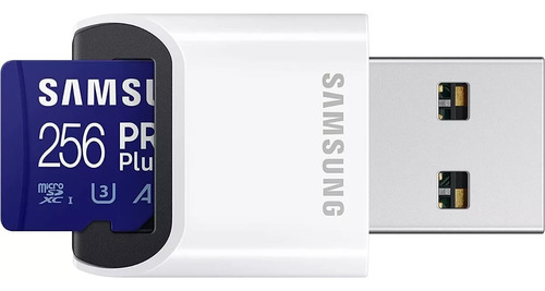 Tarjeta De Memoria Samsung Proplus 256gb + Lector Usb