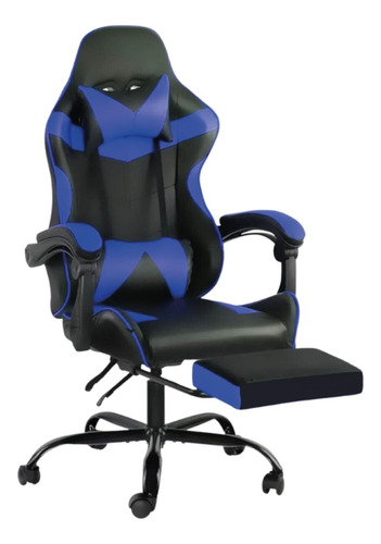 Silla Gamer Lumax Modelo Rom Con Apoyapies Super Oferta