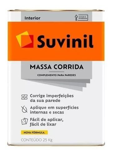  Massa Corrida Pva Suvinil  25kg 18l Melhor Preço 