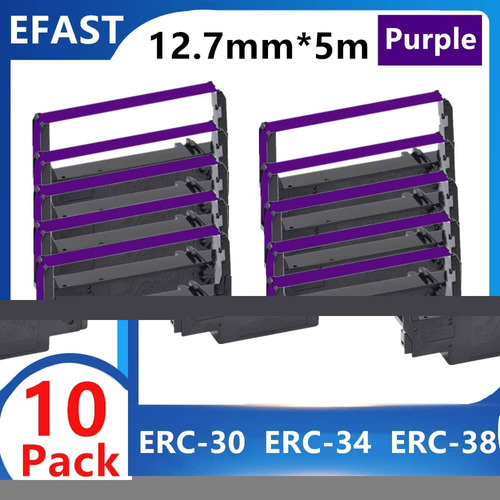 Cinta Impresora Epson Tmu 200   Erc-30-34-38 Morada Remate