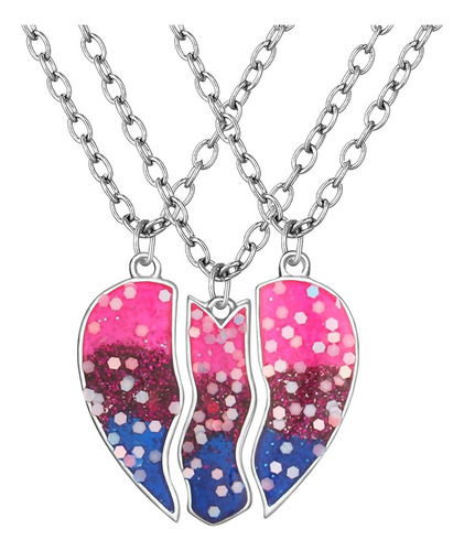 Collar Con Colgante De Medio Corazón Roto Para Mejor Amiga,